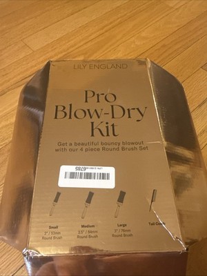 Lily England Pro Blow Dry Kit Hairstyling Brushes And Comb New In Box Hair