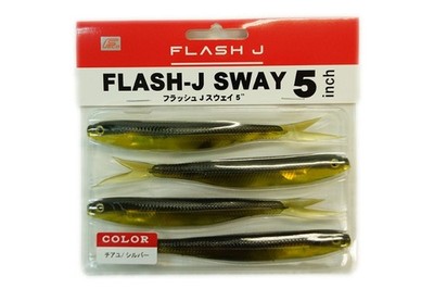 Fish Arrow Flash-J Sway 5inch 4piece #F47 CHIAYU/SILVER