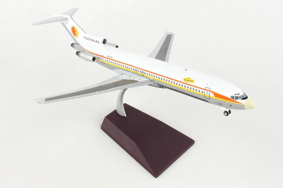 National Airlines Boeing 727-200 1:200 diecast en librea final Sun King Foto 3 de 4