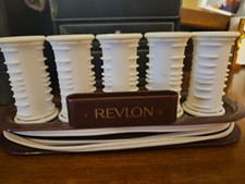 VTG REVLON Curl n Carry 5 Travel Hot Rollers Curlers CLIPS -DUAL VOLTAGE TRAVEL