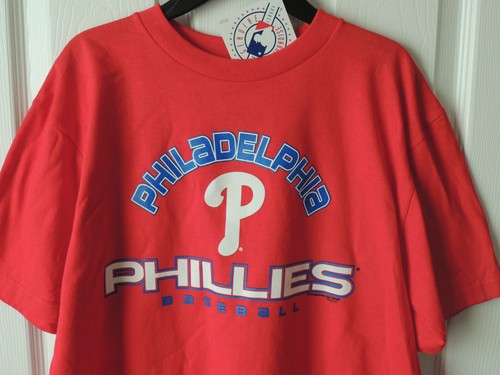 Philadelphia Phillies Red T Shirt Boys Large 14-16 New with Tags - 第 1/1 張圖片