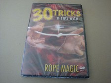 30 TRICKS  TIPS WITH ROPE MAGIC DVD STEP BY STEP INSTRUCTIONS KNOTS ILLUSIONS