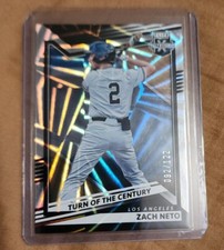 2022 Elite Extra Edition Base Turn of the Century #13 Zach Neto /122