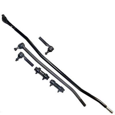 6 Pc Kit Ford F350 85-97 Center Link Tie Rod Ends Sleeves F-350 4WD