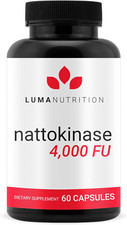 Nattokinase Supplement - Japanese Natto 4000 FU per Serving, Premium Heart Healt