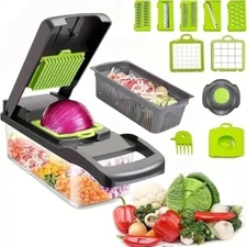 Cutter Chopper Vegetable and Fruit Slicer Pro 12 In 1 Multi Function Mandoline