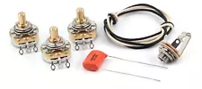 TAOT Jazz Bass Wiring Kit - TAOT Custom CTS 250kΩ Solid, .047 OD Cap - J-Bass
