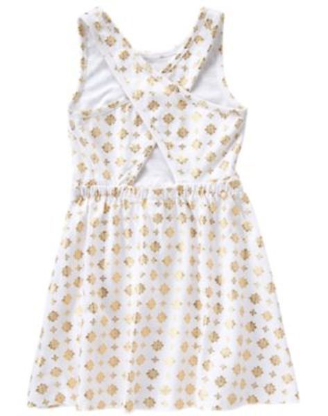 NWT Gymboree Sunny Safari Gold Crossed back Knit Dress 4,5,6,8 Girls | eBay
