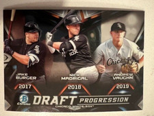2019 Bowman Chrome - WHITE SOX Draft Progression - Andrew Vaughn Rookie #DPR-CWS