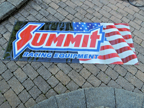 Summit Racing Equipment Promo Banner 33.5x88 Drag Race Parts ...