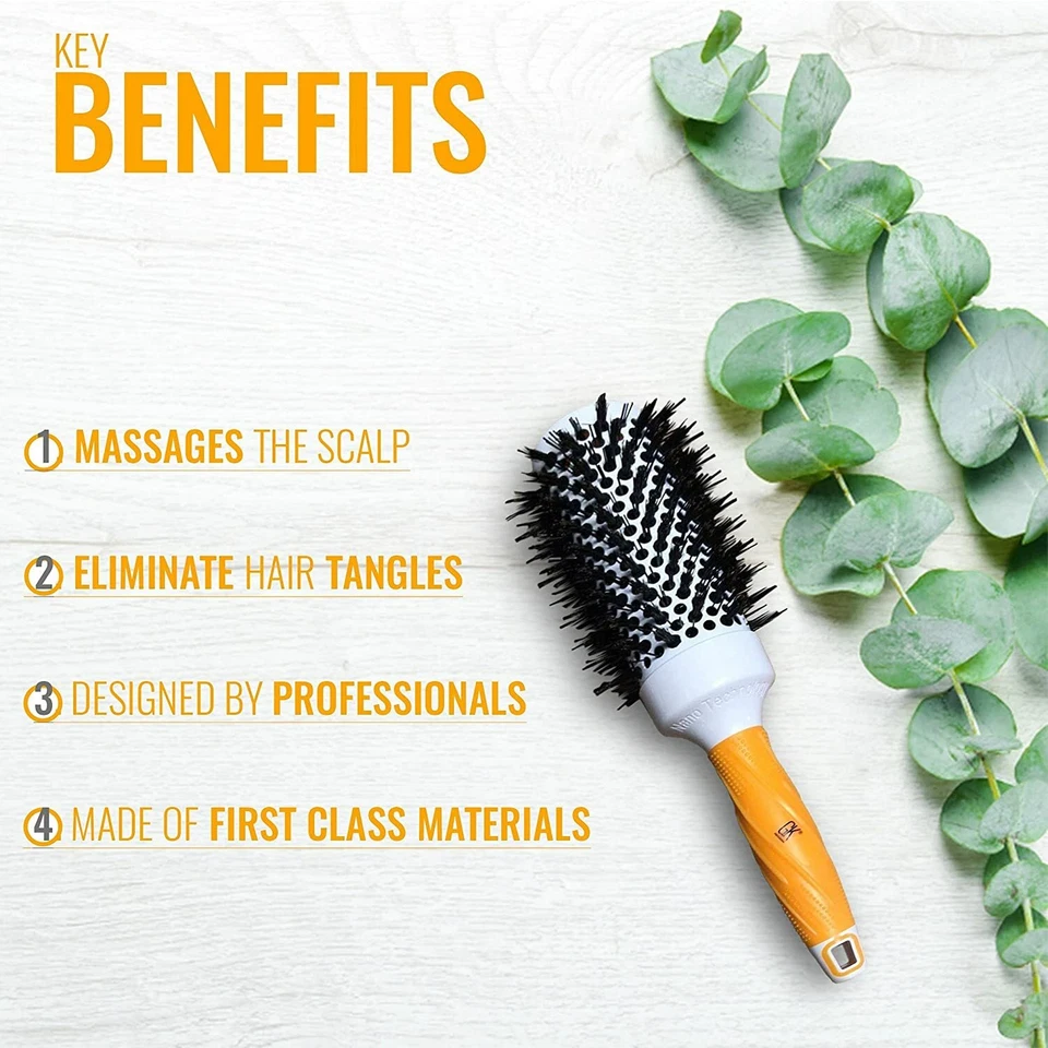 GK Hair Cepillo Térmico Grande Cepillo Extra Redondo Elegante Cabello para Cepillo Secador 53mm Foto 4 de 4