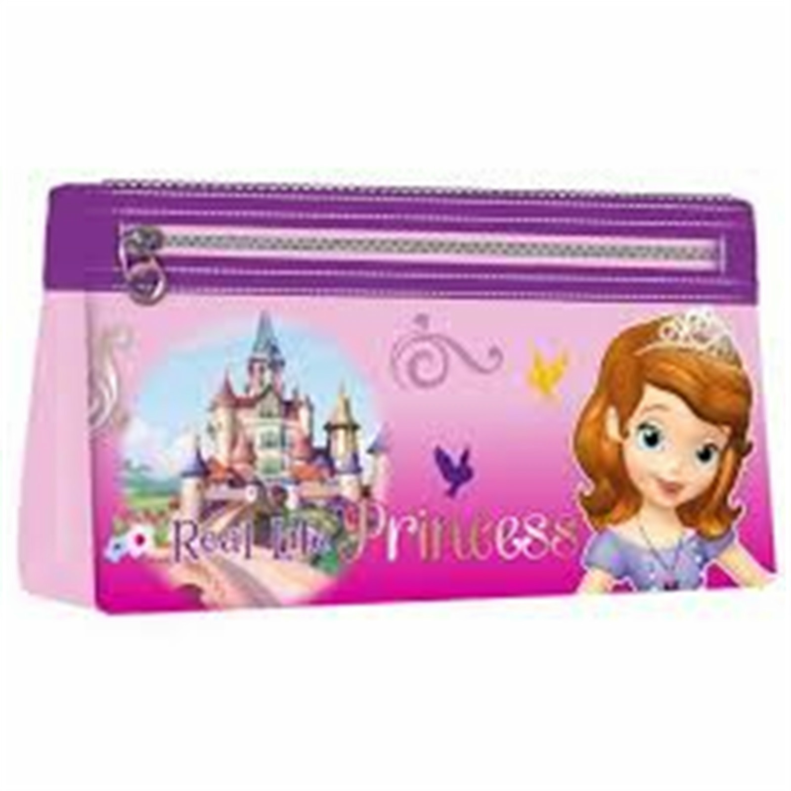 SOFIA the FIRST - Pencil Case with 2 Zips - Size approx: 22 x 3 cm