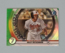 2020 Bowman Scouts Top 100 Chrome Green Refractor #08/99 Adley Rutschman #BTP-7