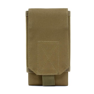 Waterproof Molle Waist Pack Camping Phone Gear Gadget Storage Bags (Khaki) DE