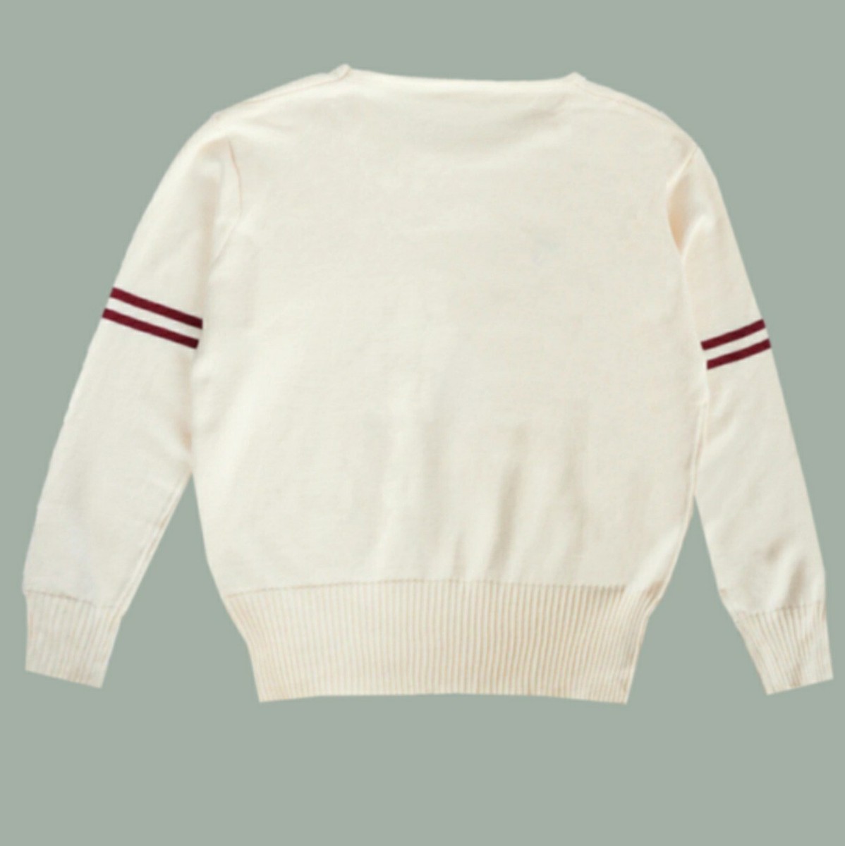 Taylor Swift size XL knit sweater ivory letterman style RED