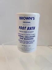 Brown's Foot Bath Soothing Relief for Feet Softens and Heel Corns, Calluses