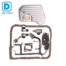 Set of 9 4L60E and 4L65E Transmission Solenoid Kit w/Harness Fit for 1993-05 GM