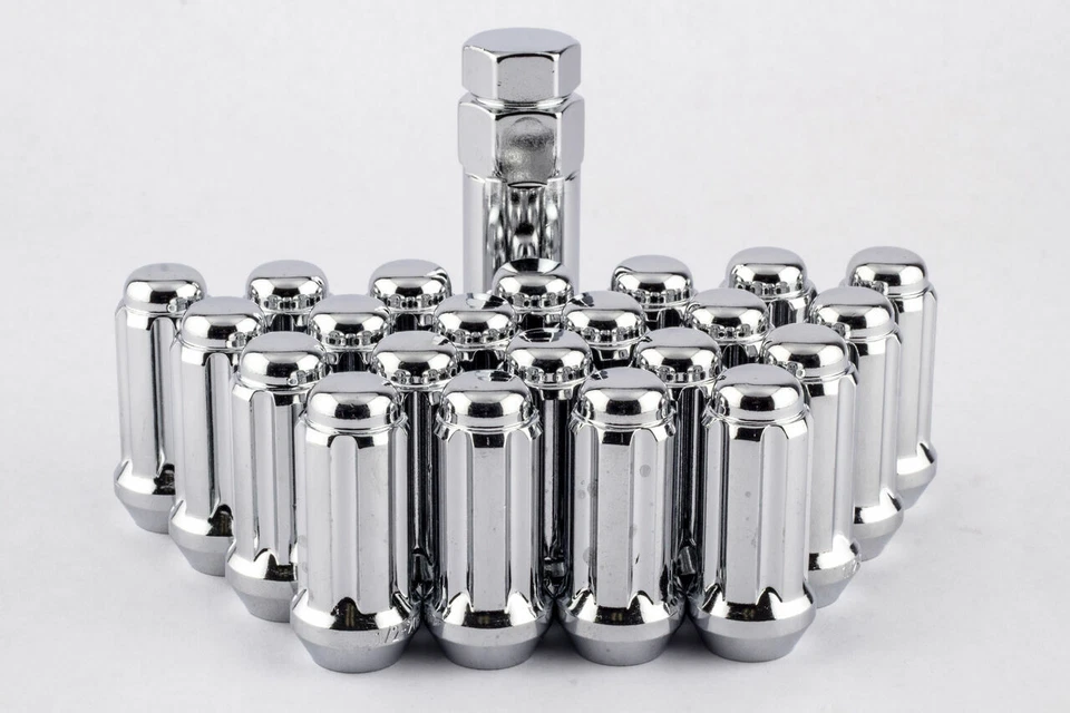 KIT 32 TUERCAS GORILLA CROMADAS SPLINE 8 (9/16) para Dodge Ram 2500 3500 1997-2012 Foto 2 de 4