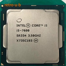 7Th Gen Intel Core i5-7600 LGA 1151 CPU Processor 3.50GHz Quad-core SR334