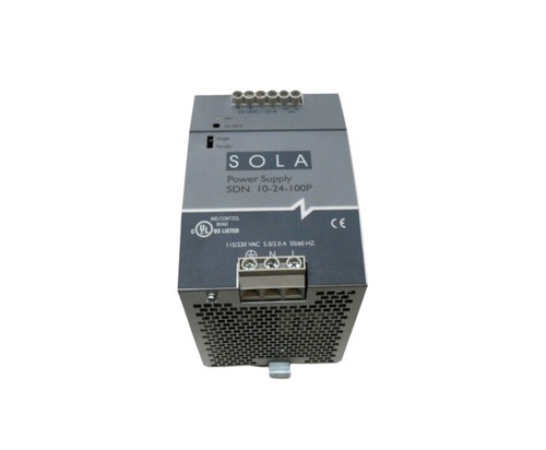 SOLA SDN 10-24-100P POWER SUPPLY 115/230VAC 5.0/2.0A 50/60HZ SDN1024100P