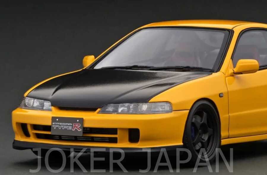 Ignition Model IG3059 1/18 Honda INTEGRA (DC2) TYPE R Yellow Ignition Model IG3059 1/18 Honda INTEGRA (DC2) TYPE R Yellow