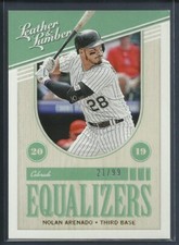 Nolan Arenado 2019 Panini Leather & Lumber Equalizers GOLD #'d / 99 Cardinals