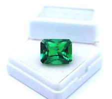 Tsavorite Green Garnet 11.60 Ct Emerald Cut Natural Loose Gemstone EGL Certified