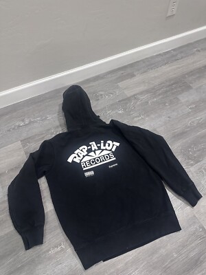 Supreme Rap-A-Lot Geto Boys Hooded Sweatshirt Black Large S/S 17