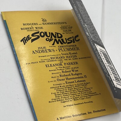 THE SOUND OF MUSIC CASSETTE TAPE RCA Soundtrack 1965/Broadway Play