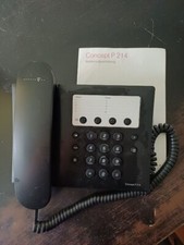 Telekom Concept P214 Analog Tischtelefon Schnurgebunden schwarz Senioren