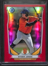 2014 Bowman Chrome Red Refractor #BCP53 Ryder Jones No 5 of 5