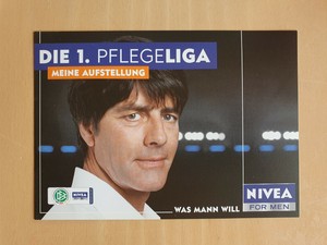 Werbekarte Jogi Low Motiv 1 Nivea Nr 1 Pflegeliga Dfb Fussball Postkarte Ebay