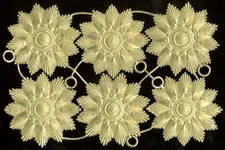 DIECUT DRESDEN GOLD FOIL PAPER MEDIUM DECORATIONS VICTORIAN CRAFTS