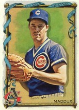 2023 Topps Allen & Ginter Silver Portrait Hot Box #160 Greg Maddux - Chicago Cub