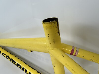Rare Vintage 2001 S&M Bikes Dirtbike XL BMX Frame 20” Yellow USA