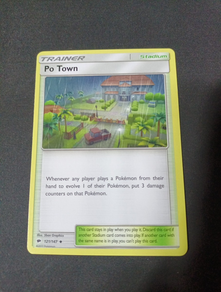 Pokémon TCG Po Town Burning Shadows 121/147 Regular Uncommon | eBay