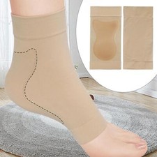 Padded Skate Socks Ankle Sleeve Pad Heel Protector Nylon for Adults Ankle.