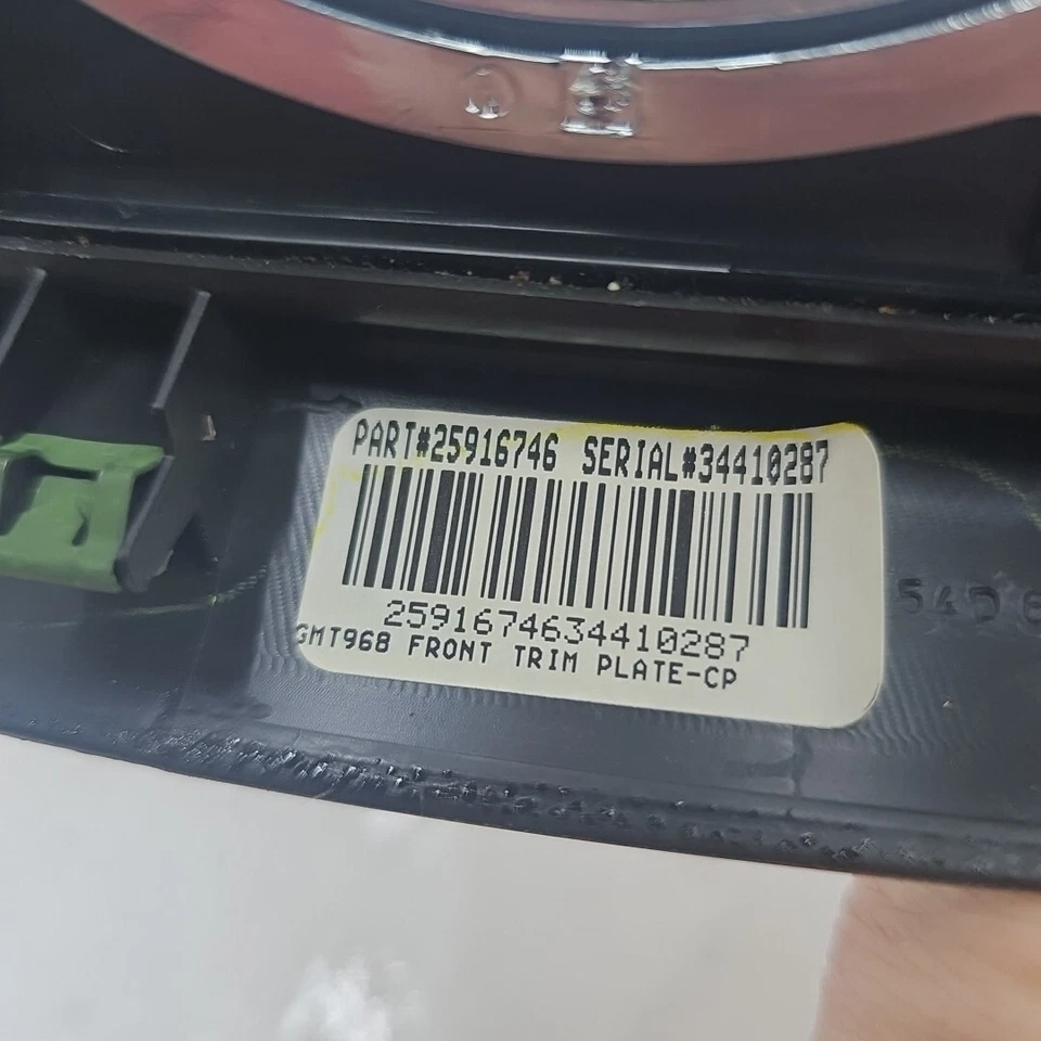 07 08 09 10 11 12 GMC Acadia Center Console Shifter Trim Plate Cup Holder Bezel - Image 3 of 3