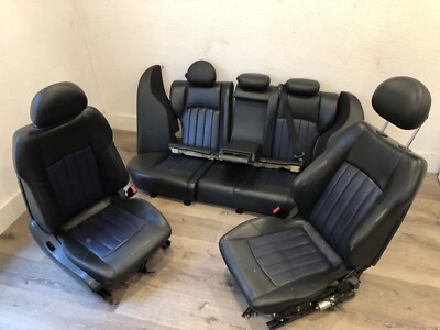 2002-2004 MERCEDES BENZ W203 C32 AMG 2-TONE SPORT FRONT & REAR SEATS SEAT OEM