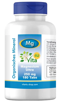 OCTAGON Magnesium Bisglycinat 1800 mg XXL-Tabletten - 180 Maxxi Tabletten Mg-Bisglycinat