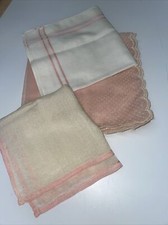 Vintage 3 Pink Women  s Hankies