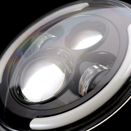 7" LED Headlight For Harley Road King Tour Street Glide Special FLHXS FLHX/Honda - Picture 10 of 12