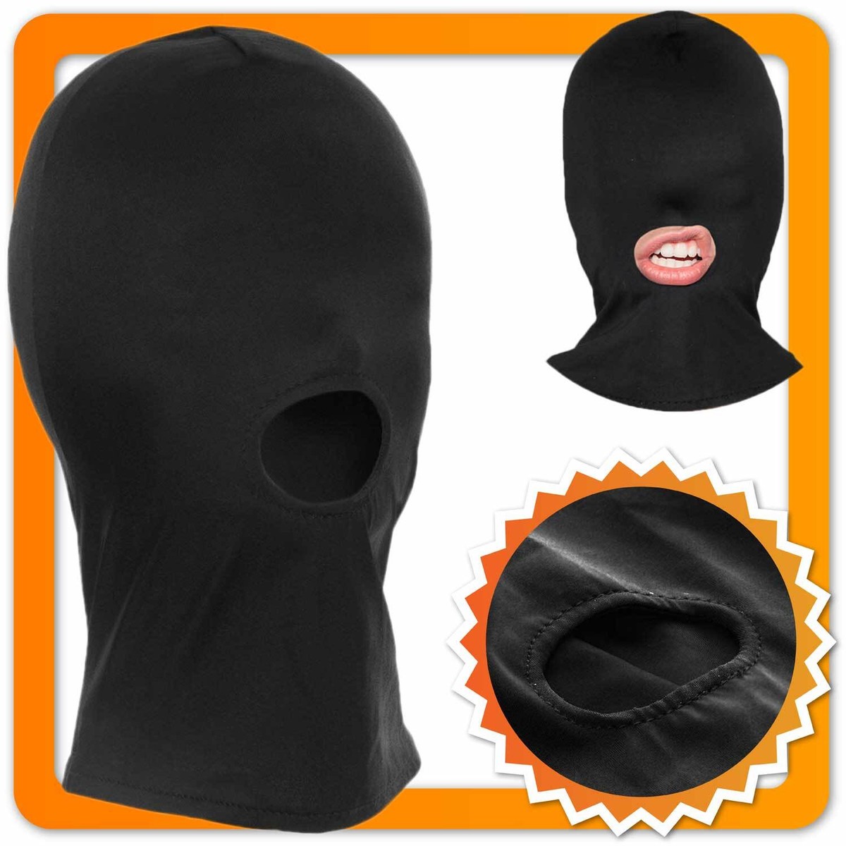 Bondage Maske Fetish SM BDSM Kopfmaske Dunkelspiel Fetischmaske