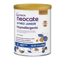 4 cans Neocate Syneo Junior unflavored jr Hypoallergenic Formula exp March 2026