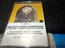 Greatest Radio Commercials Cassette, Complete Tested