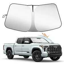 JJMY Windshield Sunshade Cover Foldable Block UV For Toyota Sequoia 2023-2025