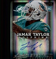 2013 Absolute Spectrum Silver Autographs #137 Jamar Taylor Auto /499 - NM-MT