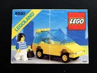 LEGO 6530 SPORTS COUPE CITY CAR ORIGINAL INSTRUCTIONS