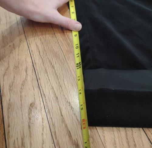Diane Von Furstenberg Louis black velvet and satin knee length shorts 2 NWT $265 - Picture 3 of 7