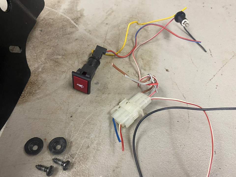 1982-1993 Volvo 240 242 244 245 центральная консоль E тормоз без трещин OEM #2187E - Изображение 4 из 4